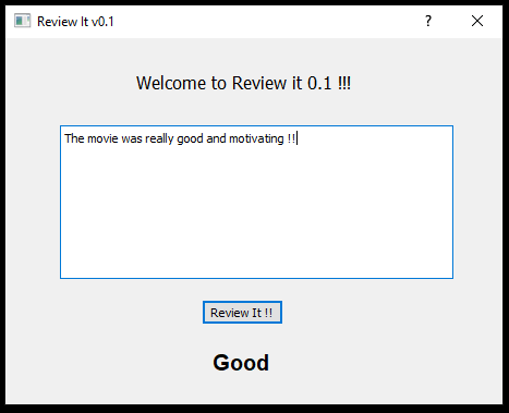 Review-it, it can detect user's emotion using NLP and their reviews